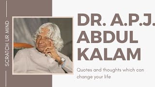 Dr. A.P.J. Abdul Kalam Quotes for your life |Motivational Quotes|