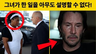 굴욕을 당한 그녀… 하지만 키아누 리브스의 놀라운 행동이 모두를 충격에 빠뜨리다! 🚘🤯