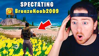 I Spectated a BRONZE RANKED Lobby in Fortnite...