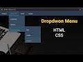 Next-Level Navigation: Building a Multi-Level Dropdown Menu with CSS | mzcode01 #coding #css #html