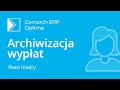 Comarch ERP Optima - Archiwizacja wypłat (film z lektorem)