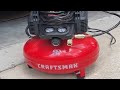 Craftsman Air Compressor, 6 Gallon, Pancake, Oil Free with 13 Piece Accessory Kit Review