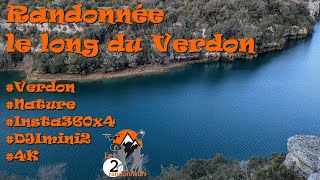 Randonnée le long du Verdon pour les2randonneurs