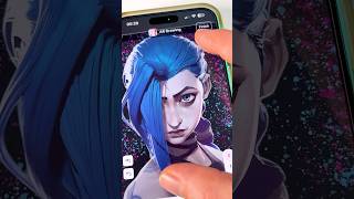 Drawing Jinx from Arcane! | AR Drawing App #ARDrawing #ARDrawingApp