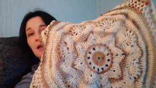 Vloguary day 8 cleaning and end weaving 08.01.2018 crochet vlog