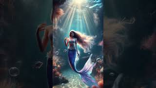 Mystical Mermaid #ai #shortvideo #sea #cute #shorts