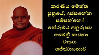 Dassanena Sampanno Chanting - දස්සනේන සම්පන්නෝ තේරුම සහිත මෛත්‍රී භාවනා සජ්ඣායනාව