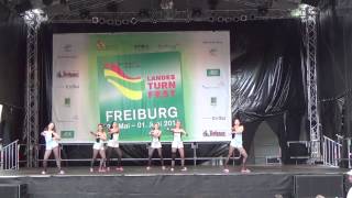 [Enjoy your rhythm] beim #Landesturnfest Freiburg auf der Showbühne Münsterplatz