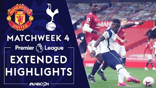 Manchester United v. Tottenham | PREMIER LEAGUE HIGHLIGHTS | 10/4/2020 | NBC Sports