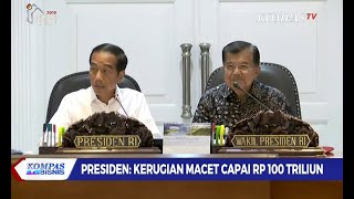 Presiden: Kerugian Akibat Macet Capai Rp 100 Triliun