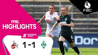 1. FC Köln - SV Werder Bremen | Highlights FLYERALARM Frauen-Bundesliga 21/22