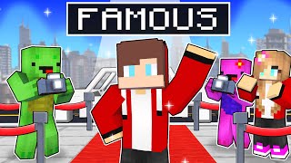 Maizen Becomes FAMOUS - Funny Story in Minecraft! (JJ and Mikey TV)