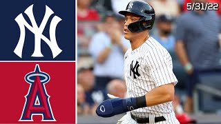 New York Yankees Vs. Los Angeles Angels | Game Highlights | 5/31/22