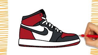 Como Dibujar TENIS NIKE I OBJETOS