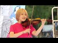 【ヴァイオリン】千本桜 大島理紗子 路上ライブ コモゴモ展 上野公園 24.4.29