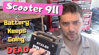 Scooter 911: Battery Keeps Going Dead! (Troubleshoot your charging system and parasitic drain)