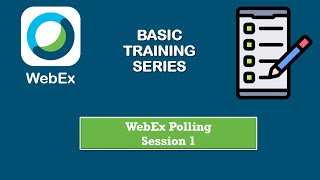WebEx Training: Polling (Part 1)