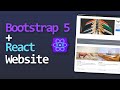 React + Bootstrap 5 - let'st build a real page