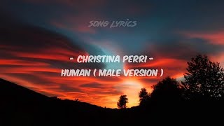 Christina Perri - Human ( male version )