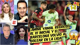 LAMINE YAMAL regresó al XI y el BARCELONA VOLVIÓ a GOLEAR y con LEWANDOWSKI en la BANCA | Exclusivos