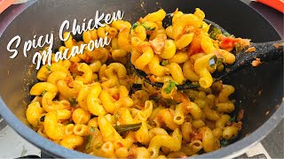 Spicy Macaroni with Leftover Chicken | Quick \u0026 Delicious Ramadan Recipes