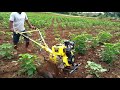 kisan kraft kk ic 400d 9hp power weeder its full speed