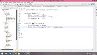 CakePHP Tutorial - Part 1 - Controllers and Views