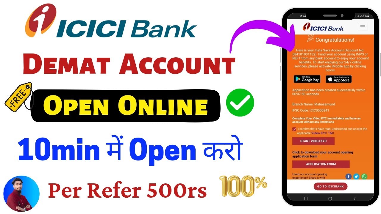 Icici Direct Account Opening 2023 | How To Open Icici Demat Account ...