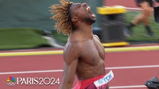 Noah Lyles revisits unforgettable American Record-setting 19.31 200m at Worlds | NBC Sports