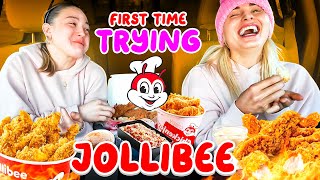 Americans Try Jollibee for the FIRST TIME🇵🇭🍗