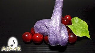 【ASMR】🍇ぶどう100％スライム🍇 Slime  【音フェチ】