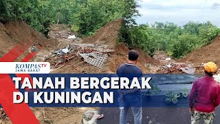 Warga Tepaksa Mengungsi Hindari Retakan Tanah