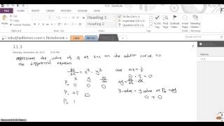 Euler's Method Example Problem (Student)