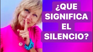 ¿Que significa el silencio de una persona? Parejas, hijos, padres.