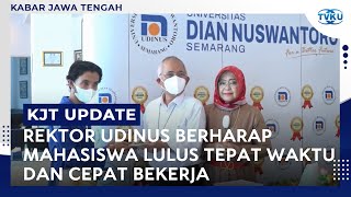 Rektor Udinus Berharap Mahasiswa Baru Lulus Tepat Waktu dan Mudah Dapat Pekerjaan