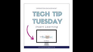 Tech Tuesday- Insert Learning