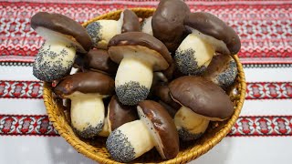 My grandmother taught me to make these cookies! Mushroom cookies! #164