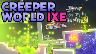 USING ACID TO MELT STEEL BEAMS! - CREEPER WORLD IXE