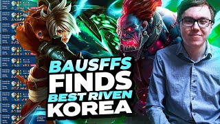 Baus meets #1 Riven KOREA and this happened... *10 Death Powerspike???*