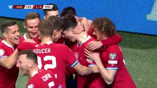 Kvalifikace EURO 2024: Česko - Polsko 3:1