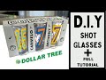 DIY DOLLAR TREE SHOT GLASSES   ** FULL TUTORIAL **     (CRICUT EXPLORE AIR 2)