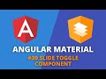 Angular Material #30 - Slide Toggle Component