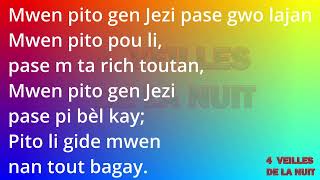 mwen pito gen Jezi pase tout bagay instrumental lyrics, pase poum ta wa nan yon gran peyi saxophone