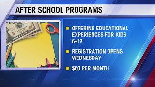 Registration for after school program starts soon