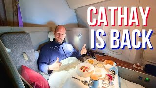INCREDIBLE Cathay Pacific First Class Experience! ✈️ | Cathay 2023: Hong Kong-Paris #Flightreport