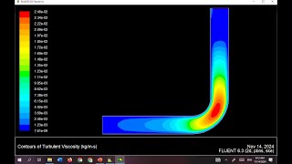 Simulasi aliran fluida reverse flow dua dimensi pada model pipa belok