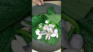 লাউ পাতা দিয়ে চ্যাপা শুটকি ভর্তা #explore #food #foryou #shortvideo #viral #recipe