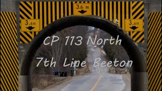 CP 113 Back To Work First Train North!