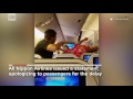 a fistfight between passengers on flight to la