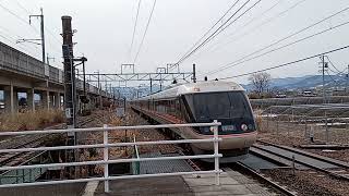 川中島駅　特急しなの　通過動画